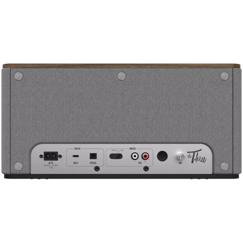Klipsch the Three Plus Sistema de altavoces Bluetooth Premium Nogal USB RCA...