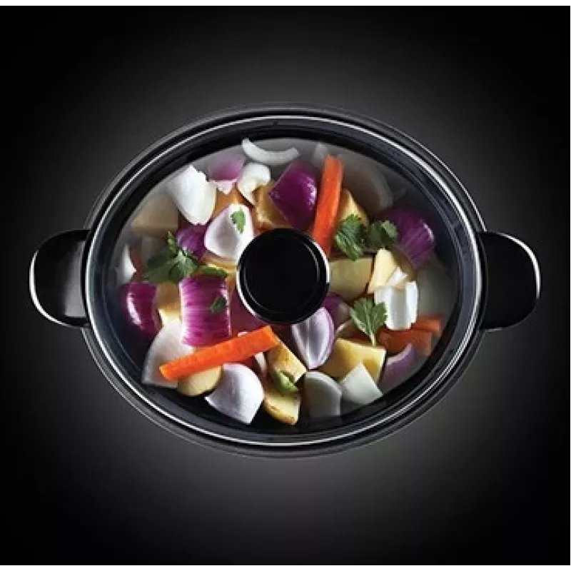 Olla de cocción lenta Russell Hobbs 22740-56 3,5 L negra, plata