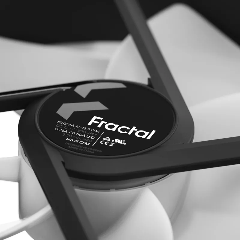 Ventilador de caja Fractal Design Prisma AL-18 ARGB PWM 180mm