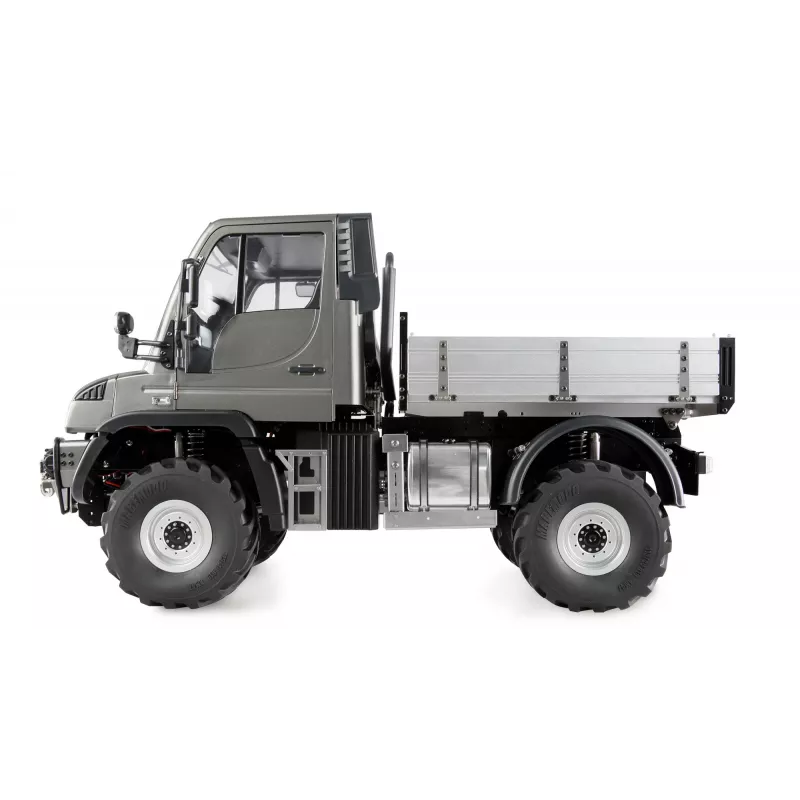 Amewi Mercedes-Benz Unimog portaimplementos 4WD antracita 1:10 ARTR (22683)