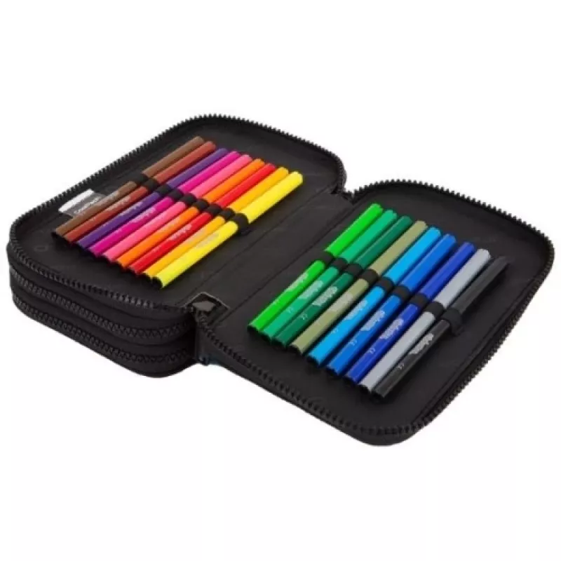 Estuche de tres pisos con contenido CoolPack Jumper 3 DIARY