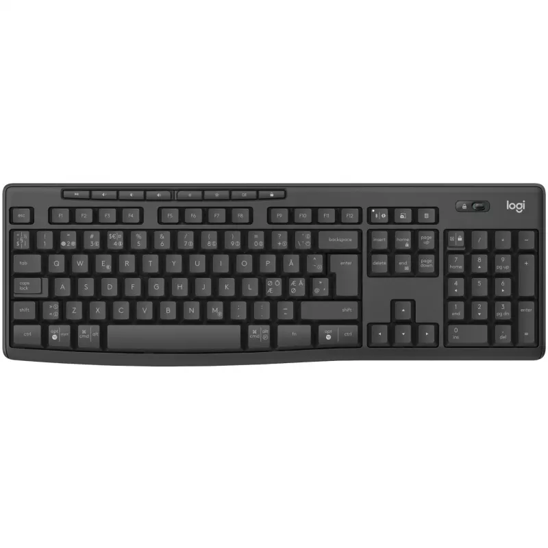 Logitech MK370 Combo for Business teclado y ratón incluidos oficina RF Wireless + Bluetooth QWERTY Nordic Grafito