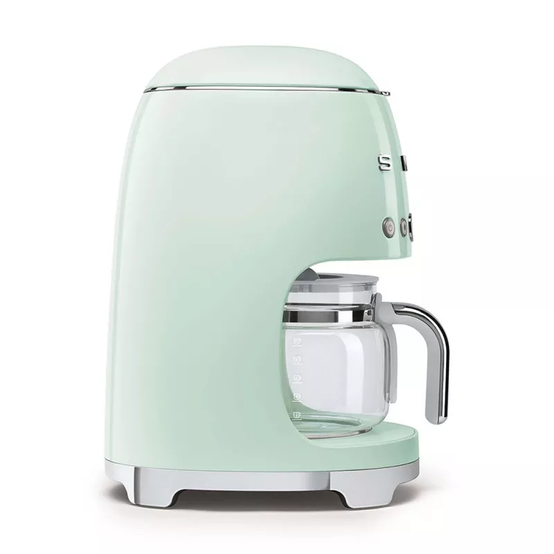 Cafetera SMEG verde pastel DCF02PGEU
