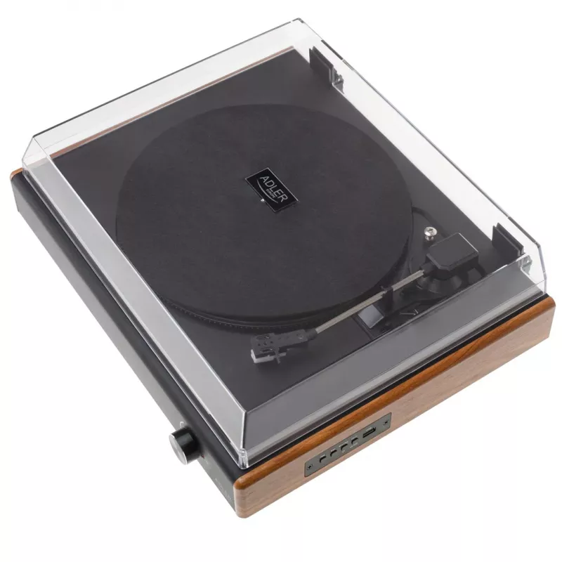 Adler AD 1915 tocadiscos con USB, tracción por correa, cápsula cerámica, Bluetooth, salida RCA
