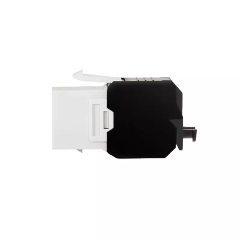 Módulo Keystone LogiLink NK4066 plano negro blanco RJ-45
