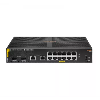 HPE Aruba Networking 6100 12G Class4 PoE 2G/2SFP+ 139W Managed L3 Gigabit Ethernet (10/100/1000) Power over Ethernet (PoE) 1U Negro