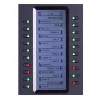 Grandstream Networks GXP2200EXT Módulo de extensión IP Negro 20 teclas