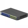 NETGEAR GS516PP Unmanaged Gigabit Ethernet (10/100/1000) Power over Ethernet (PoE) Azul, Gris