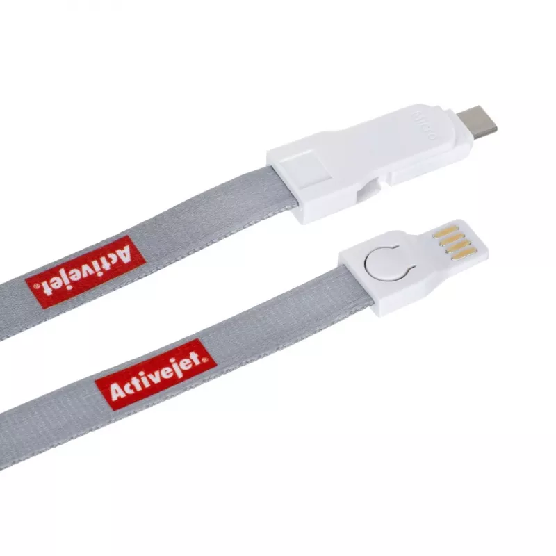 Lanyard Activejet con cargador 3 en 1 para móvil