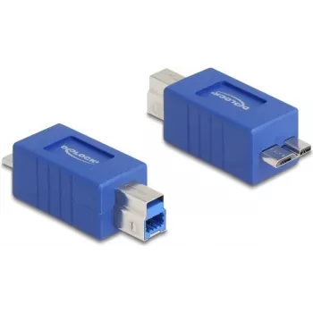 DeLOCK 67215 adaptador de cable USB Type-B USB Micro-B azul