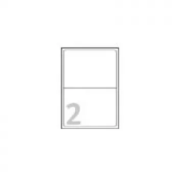 Avery - Etiquetas de direcciones - Blanco - 199,6 x 143,5 mm - 200 etiquetas (100 hojas x 2) (L7168-100)