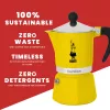 Cafetera moka Bialetti Rainbow Negro Amarillo