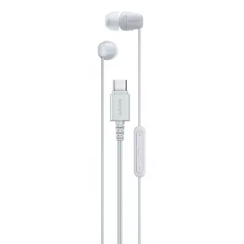 Sony IER-EX15C Auricular Cableado In-Ear Llamadas/Música USB Type-C Blanco