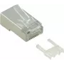 Conector de red VALUE - RJ-45 (M) - apantallado - CAT 6e - transparente (paquete de 10) (21.99.3063)
