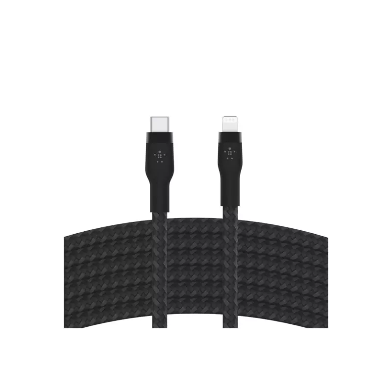 Belkin BOOST CHARGE - Cable Lightning - USB-C macho de 24 pines a Lightning macho - 3 m - negro - para Apple iPad/iPhone/iPod (Lightning)