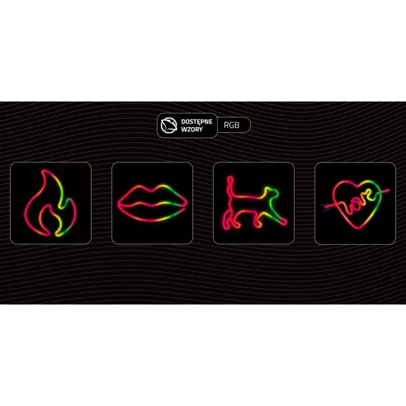 Luz de neón decorativa MANTA SNL58RGB — tira LED con cambio de color RGB, modelo SNL58RGB