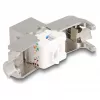 DeLOCK módulo Keystone RJ45 conector hembra a LSA Cat.6A con LED plata-blanco