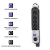 Protector de sobretensión Qoltec 50172 negro 6 tomas de CA 230V 5 m
