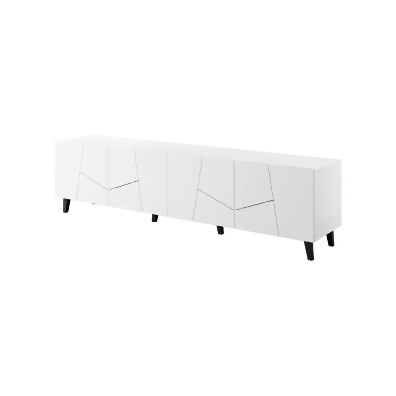 Mueble RTV ETNA 200x42x52 blanco mate