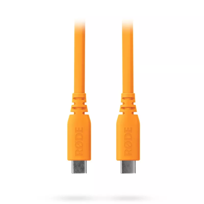 Cable USB-C a USB-C Rode SC27-O USB 3.2 Gen1, naranja (2 m, PD)