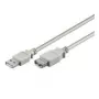 Wentronic Goobay cable alargador USB 2.0 Hi-Speed, gris, 0,3 m - conector macho USB 2.0 (Type-A) > conector hembra USB 2.0 (Type-A) (68621)