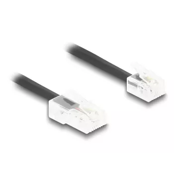 Cable de teléfono DeLOCK 88479 2 m negro RJ-11 RJ-45