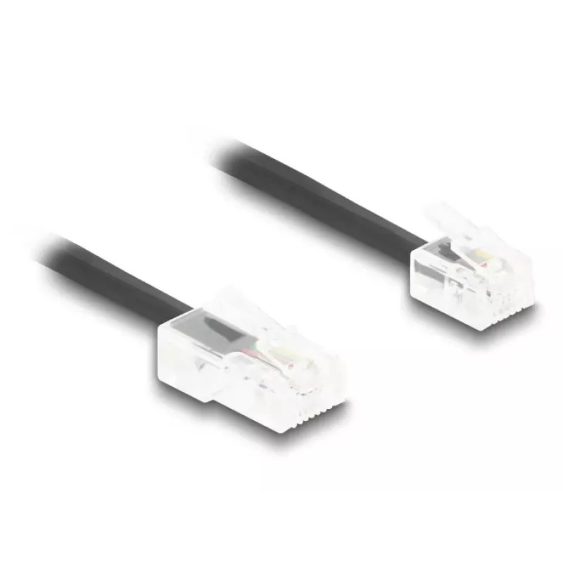 Cable de teléfono DeLOCK 88479 2 m negro RJ-11 RJ-45
