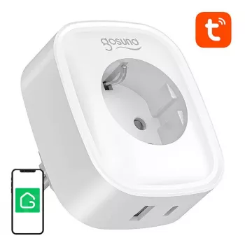 Enchufe inteligente Gosund SP6 16A con USB-C 20W – toma de corriente controlable por WiFi para domótica