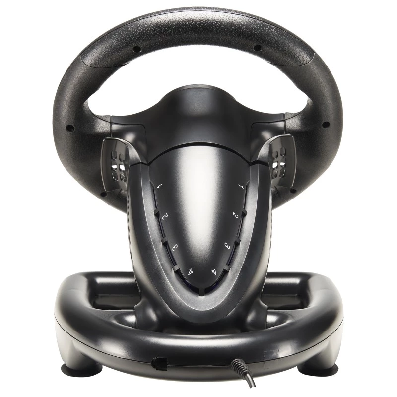 Volante + pedales Subsonic SA5426-NG negro USB rotación 180°