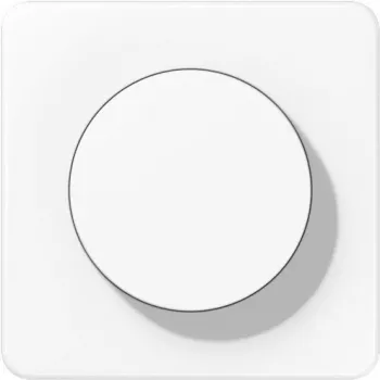 Placa cubierta con mando giratorio Jung CD 1740 WW Duroplast — modelo CD1740WW