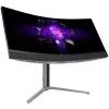 LORGAR 34MP1, Monitor gaming UWQHD MiniLED Pro, 34'' (3440*1440) Monitor curvo VA, negro/gris lechoso
