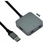 Hub USB VALUE 12.99.1124 USB 3.2 Gen 1 Type-A negro 5 m