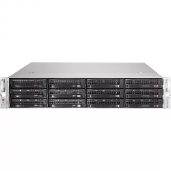 Super Micro Supermicro SC826 BE1C-R609JBOD Array de discos duros 12 bahías (SATA-600 SAS-3) Rack 2U (CSE-8
