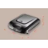Sandwichera Promis STP 25 XXL, 4 tostadas, 1400 W, negro
