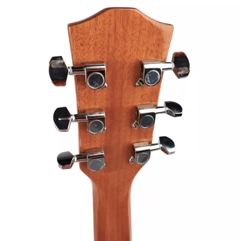 Guitarra electroacústica V-tone VEAG1 CE 4/4 madera — Dreadnought de tamaño completo, cutaway, tapa de abeto, fondo y aros de caoba, preamplificador incorporado