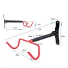 Soporte de bicicleta de pared MACLEAN MC-430, soporte horizontal, soporta hasta 30 kg, negro