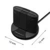 Lector de tarjetas inteligentes Qoltec 50632 USB 2.0 negro cable de 1m