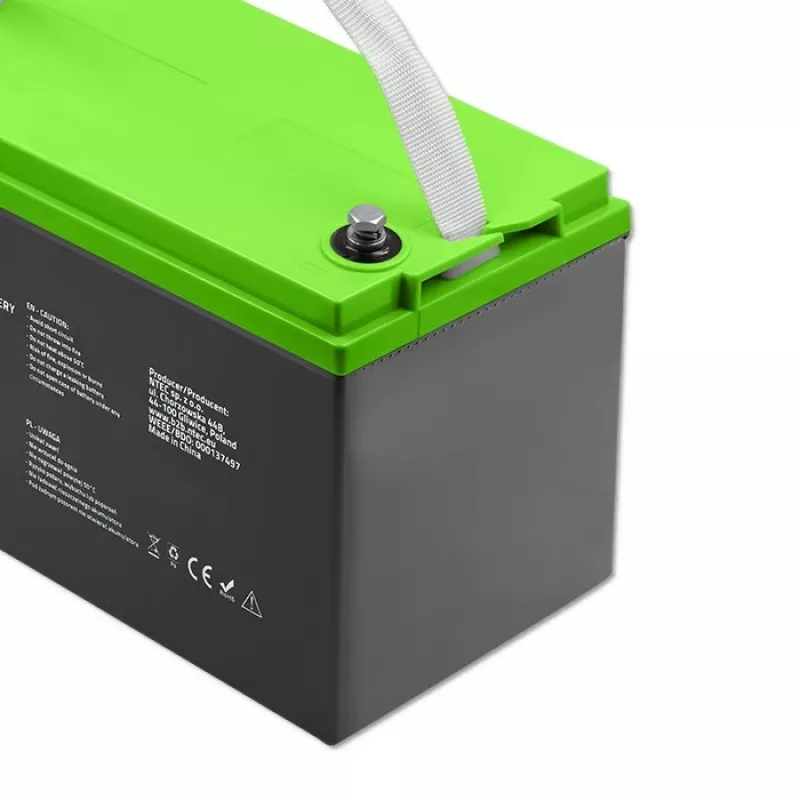 Batería de gel QOLTEC 53080 12V 100Ah — batería recargable sellada para suministro de emergencia