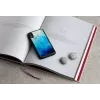 Funda para móvil iKins para iPhone XR – lago azul exterior, negro interior