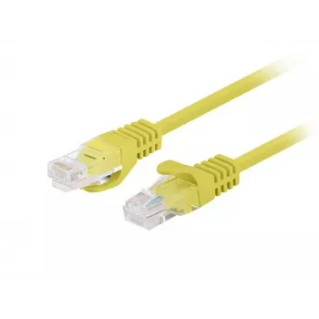 Lanberg PCU6-20CC-0150-Y Cable de conexión Cat.6 UTP, 1,5 m, Amarillo, paquete de 10