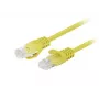 Lanberg PCU6-20CC-0150-Y Cable de conexión Cat.6 UTP, 1,5 m, Amarillo, paquete de 10