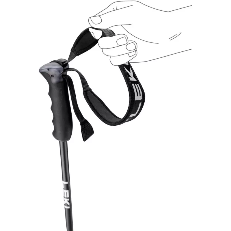 Bastón de esquí LEKI Neolite AIRFOIL 135 cm aluminio antracita