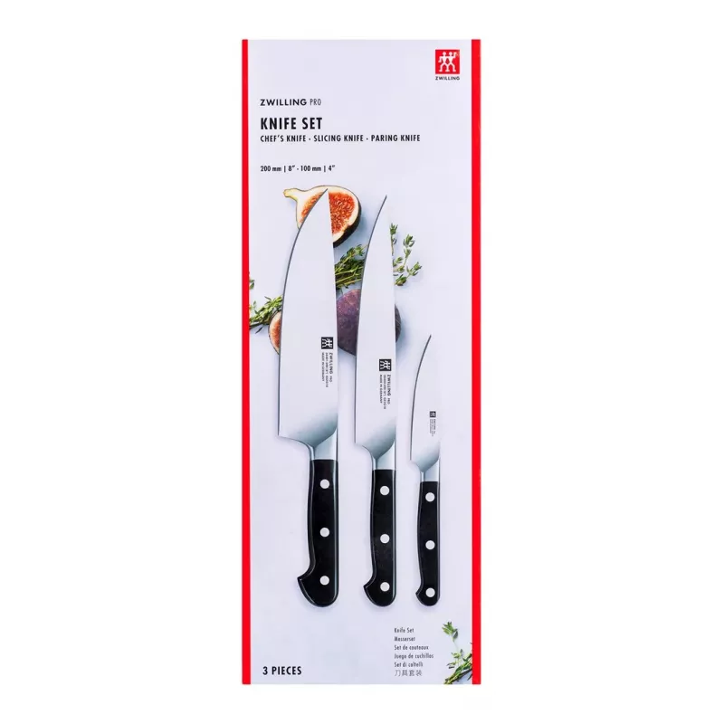 ZWILLING set de 3 cuchillos Pro (384300070)