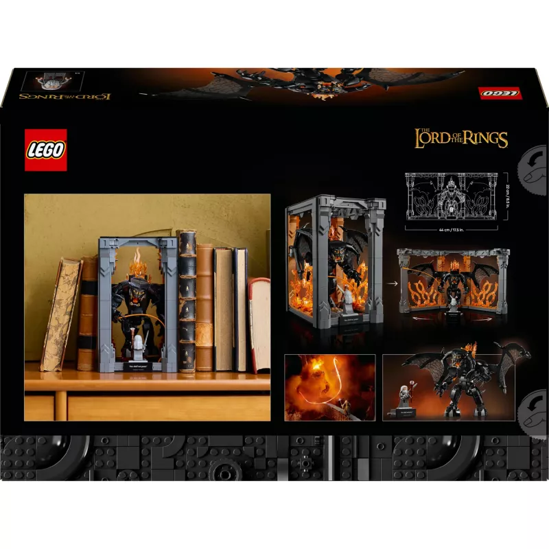 LEGO ICONS 10367 El Señor de los Anillos: Balrog Book Nook