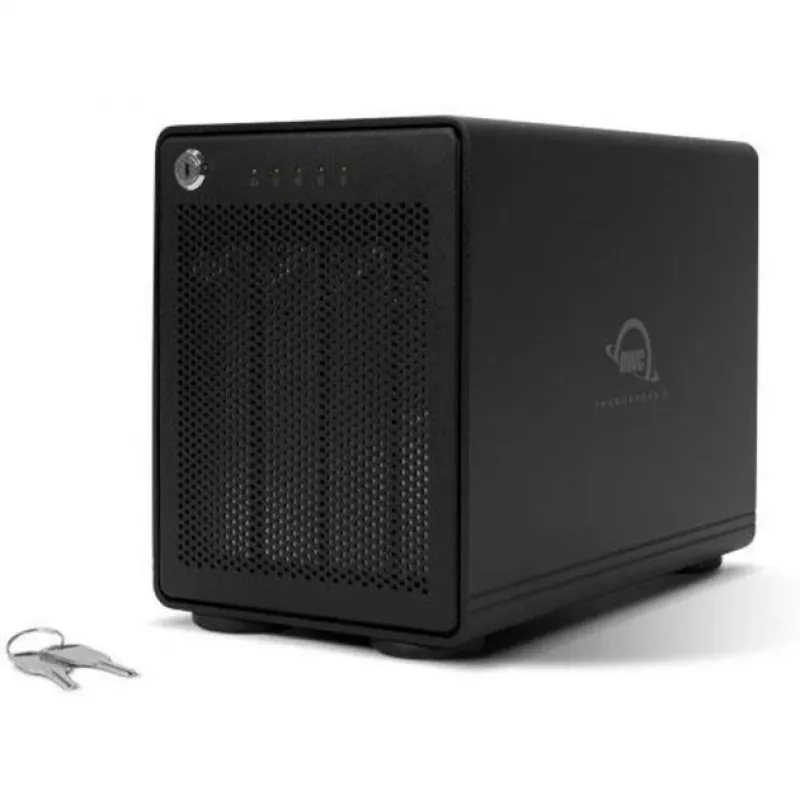 ThunderBay 4 (negro, caja externa para discos Thunderbolt 3 de 4 bahías)