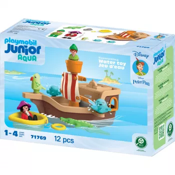 Set de figuras JUNIOR & Disney barco pirata de Peter Pan