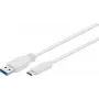 Wentronic Goobay cable USB 3.0 SuperSpeed > USB-C™, 0,2 m - conector macho USB 3.0 (Type-A) > conector macho USB-C (67189)