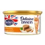 Comida húmeda para gatos mousse butcher's BUTCHER'S Delicious Dinners con pollo y pavo, 85 g, sin cereales, sin gluten