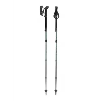 Bastones de trekking Leki TR Makalu FX ajustables 110–130 cm, verdes