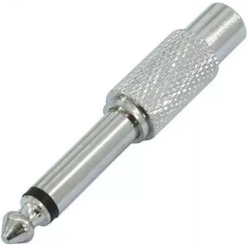 Adaptador OMNITRONIC RCA (hembra)/jack (macho) metálico 10x (3022615M)